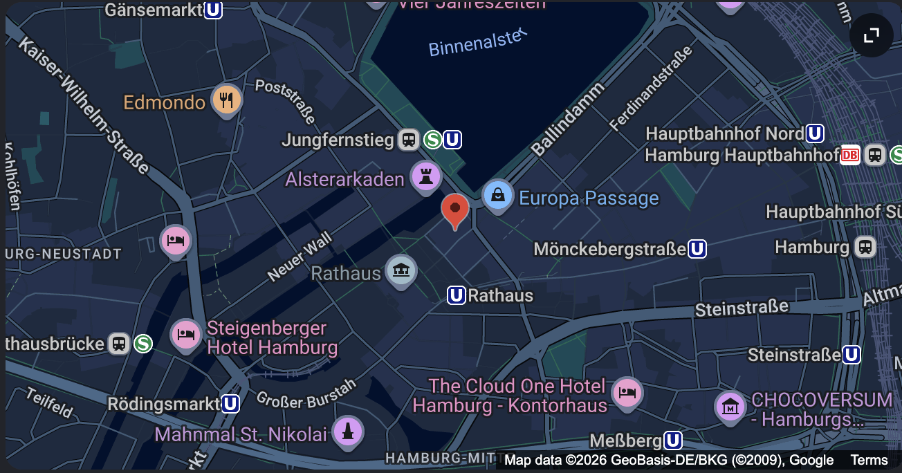 Jungefernstieg 1, 20354 Hamburg